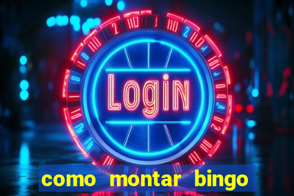 como montar bingo brinquedos toia